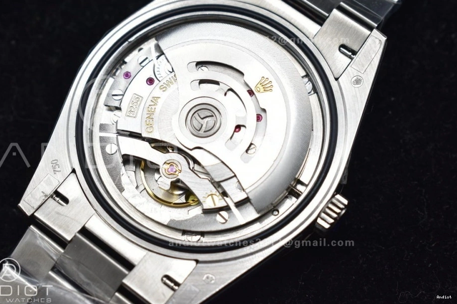 Arabic Blue 904L Dial Bracelet V2 on Markers SS A3255 President DayDate 40 Iced GMF Steel 1126